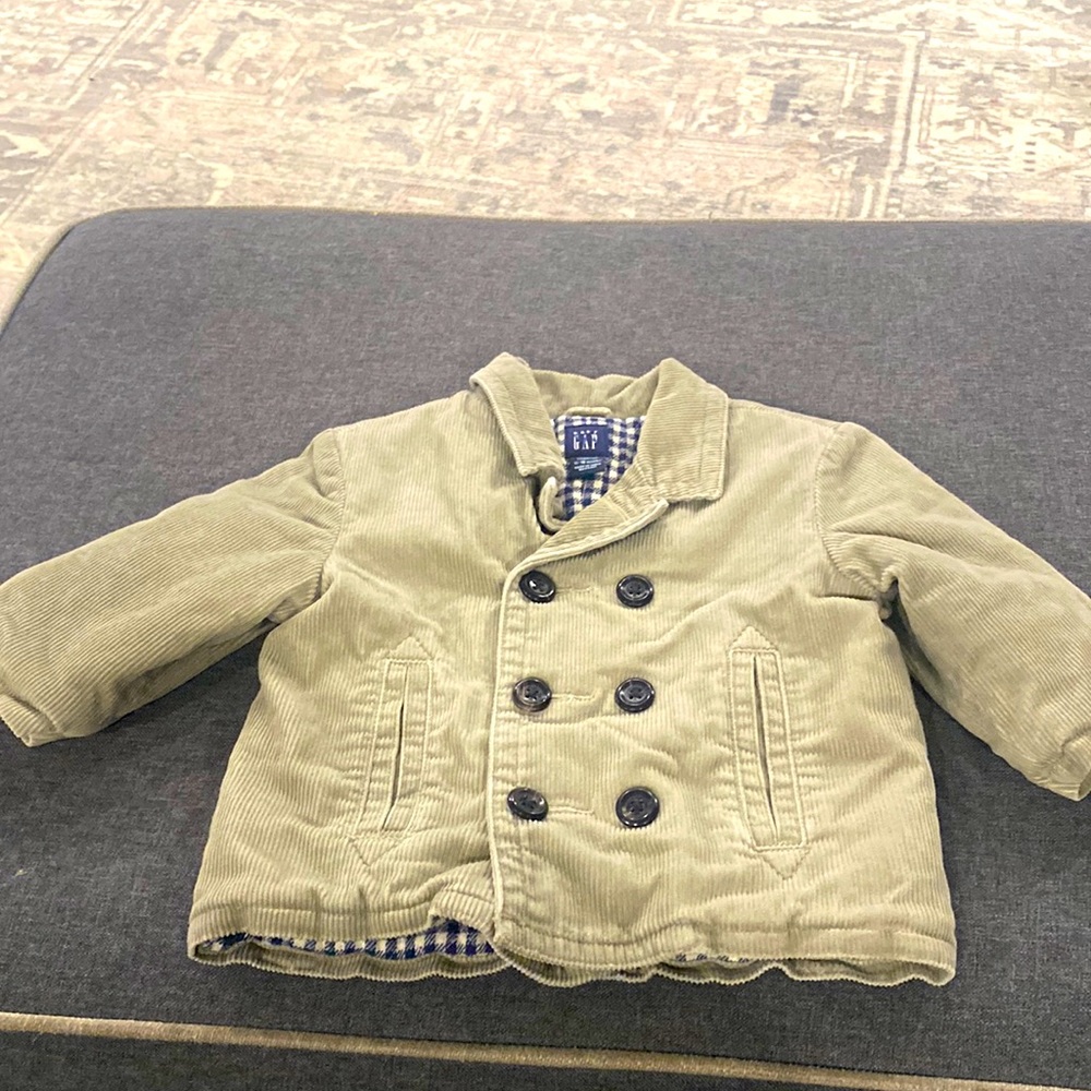Boys Gap corduroy jacket with quilted lining 12 - 18 months tan